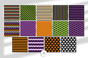 28 Halloween Themed Digital Papers, a Pattern Graphic by Nina Shaw (Thumbnail 7 of 10)