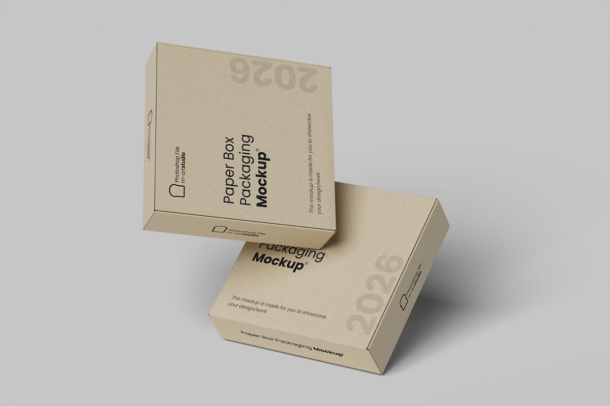 Realistic Box Packaging Mockup PSD, a Packaging Mockup by MA-KING_ART (Photo 4 of 5)