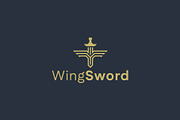 Wing Sword Logo Template, a Branding & Logo Template by Graplick (Thumbnail 4 of 7)