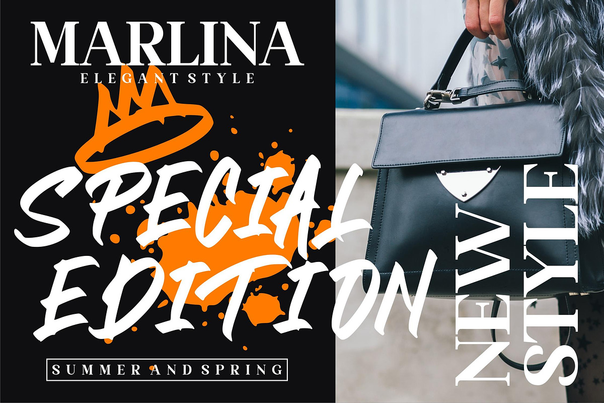 Black Brush Font LS, a Blackletter Font by GranzCreative (Photo 6 of 19)