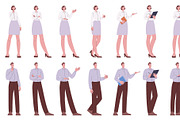 Business characters. Male female, a Finance Illustration by Valerie Bodnar (Thumbnail 3 of 3)