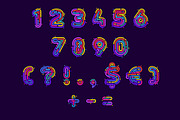 Neon color font, a Font by kaer_shop (Thumbnail 3 of 5)