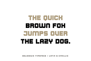 Bolshevik - Powerful Typeface, a Sans Serif Font by alpercakici (Thumbnail 5 of 20)