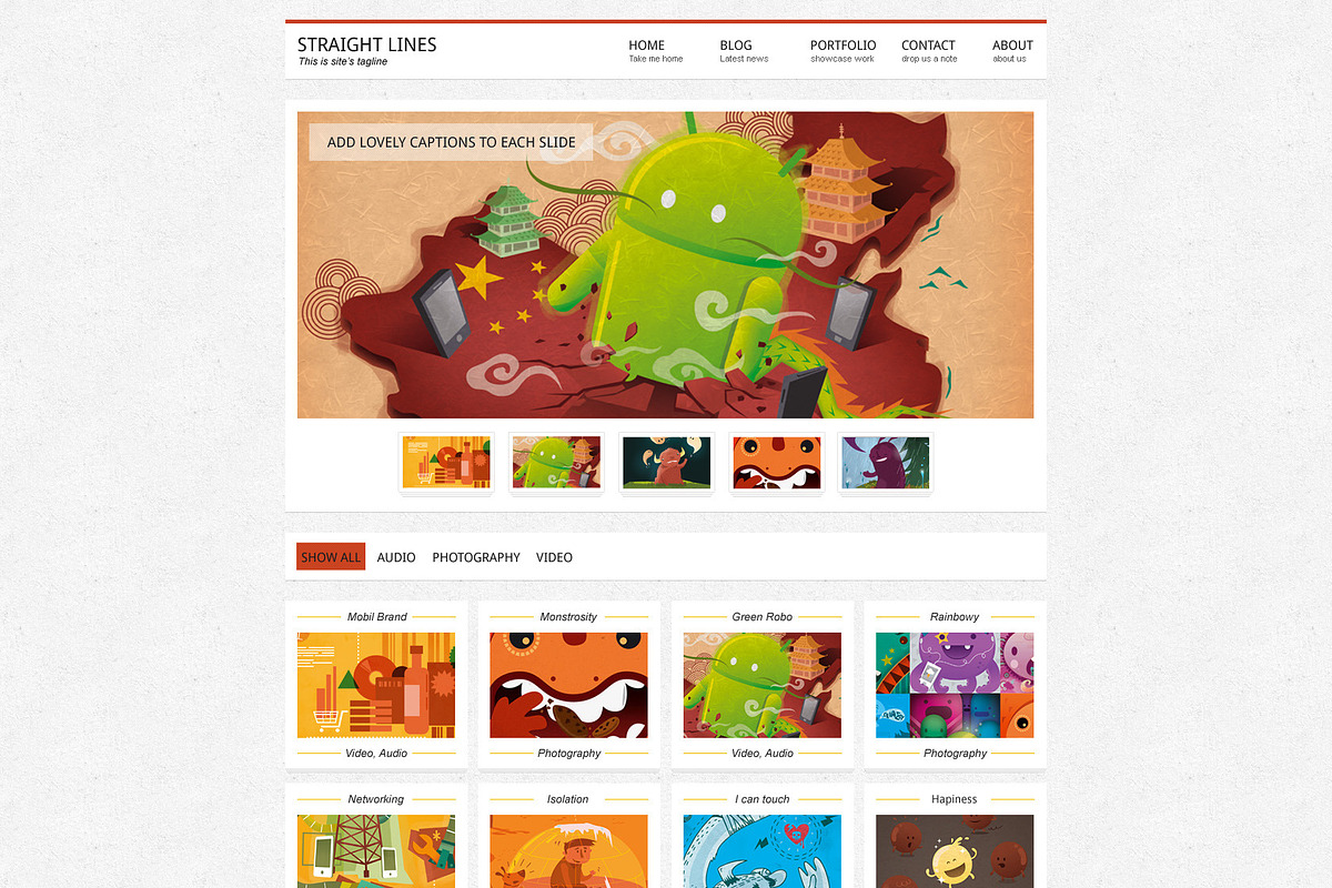 Mistix - Portfolio HTML Template, a Websites & App Template by PremiumCoding (Photo 4 of 5)