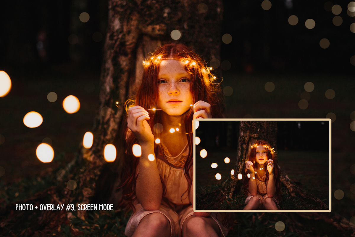 34 bokeh lights photo overlays, a Texture Graphic by Kat Anti (Photo 4 of 11)