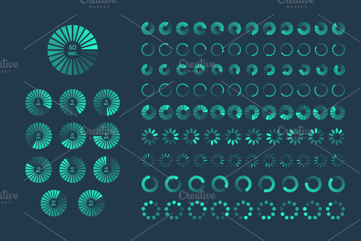 Progress bar icons, a Templates & Theme by Tori Design (Photo 2 of 3)