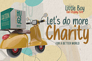 Little Boy - Fun Display Font, a Font by Gassstype (Thumbnail 2 of 8)