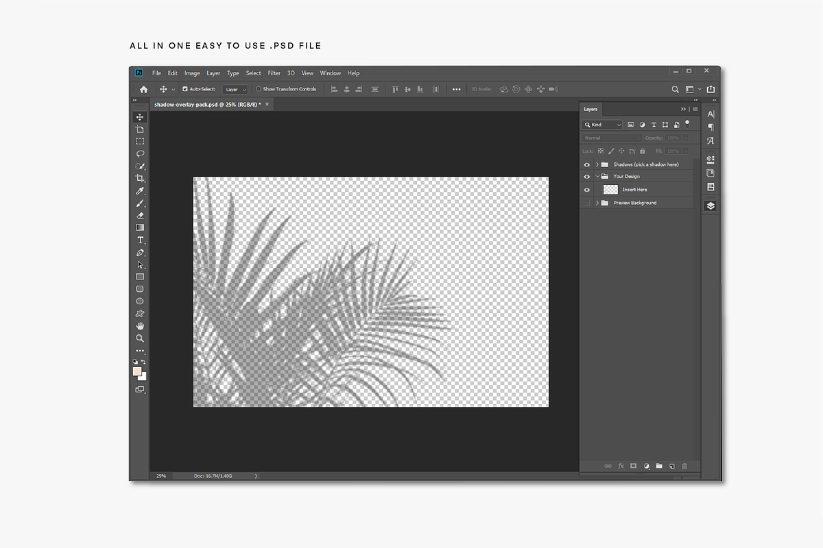60 Shadow Overlay Pack | PSD + PNG, a Product Mockup by GRPXSTORE (Photo 4 of 17)