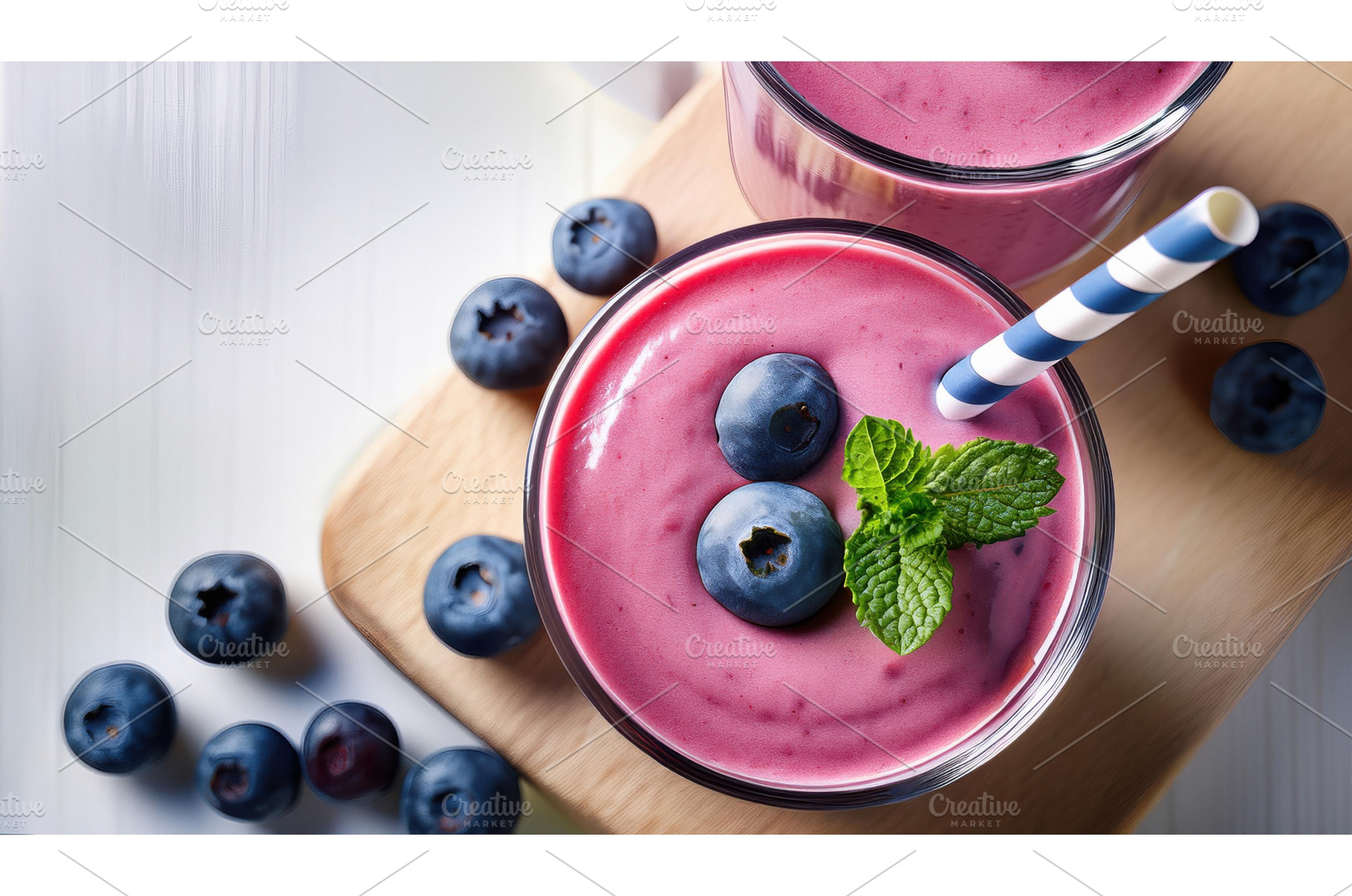 Close-up of a blueberry smoothie, a Food & Drink Photo by Igor Tichonow