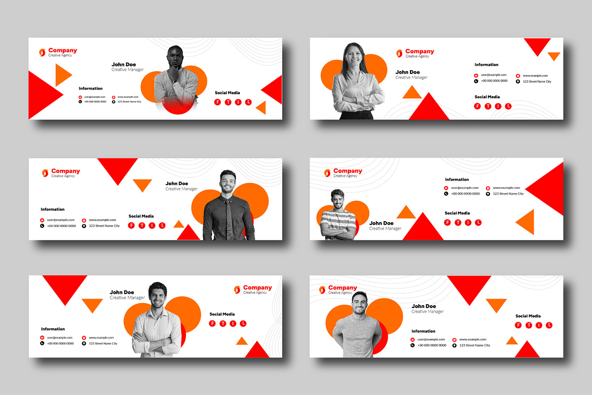 Email Signature Layout, an Email Template by ContestDesign (Photo 1 of 3)