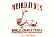 Weird Aunts Build Characters PNG, an Illustration by SharpMarketplace (Thumbnail 1 of 9)