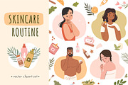 Skincare vector and PNG clipart, a Person Illustration by Heartwarming Art (Thumbnail 1 of 13)