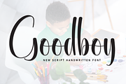 Goodboy | Script Font, a Handwritten Font by Scratchones (Thumbnail 1 of 8)