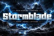 Stormblade, a Serif Font by Wow Magic (Thumbnail 1 of 5)