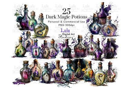 Dark Magic Potions, Gothic Witch-25