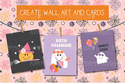 Groovy Ghost set, a Pattern Graphic by Poppymoondesign (Thumbnail 2 of 7)