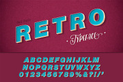 Retro 3D vintage alphabet 80s, 90s, an Object Graphic by Pro_Vector (Thumbnail 4 of 5)