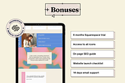 Squarespace Website template, a Squarespace Template by Ciel Lumiere (Thumbnail 6 of 8)