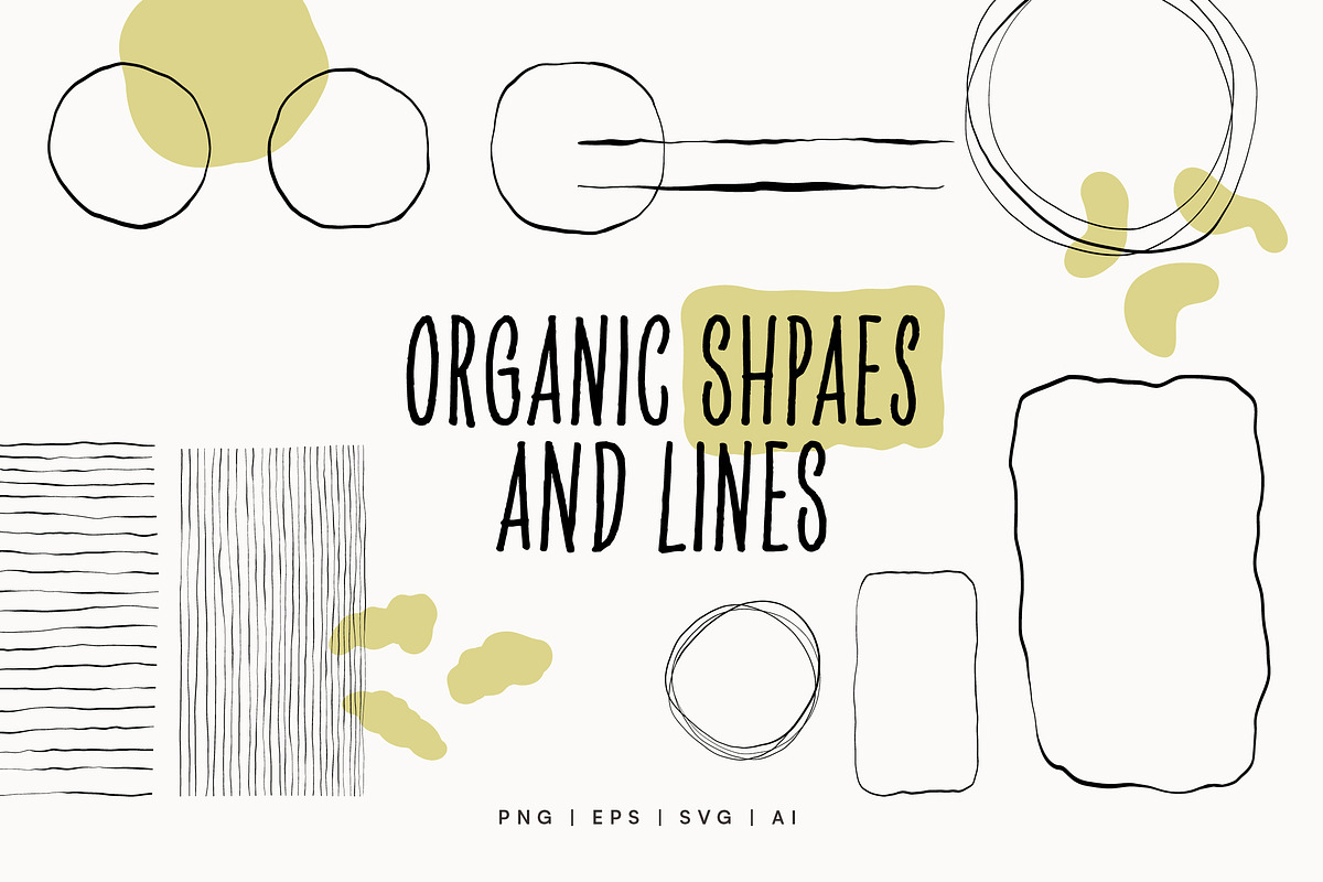 Organic Shape and Line Pack, a Decorative Illustration by Amorfia (Photo 1 of 7)