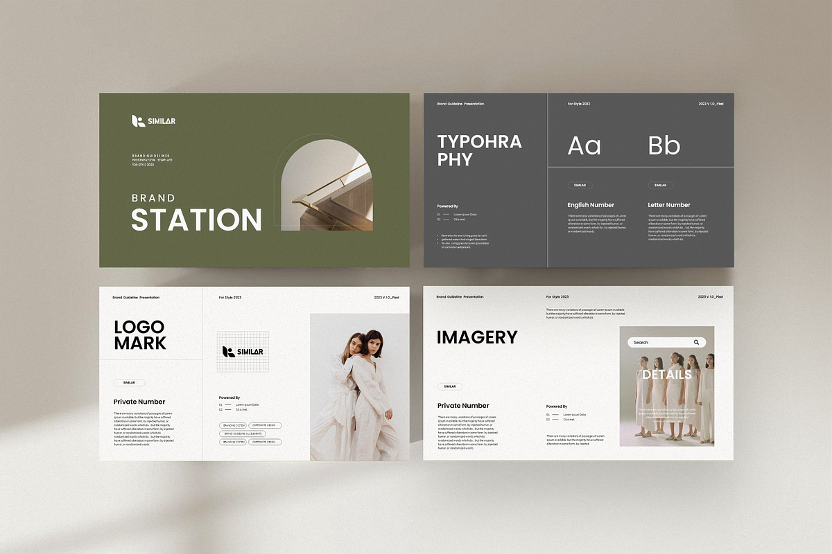 Brand Guideline Template, a Presentation Template by GoldenPixelStudio (Photo 2 of 8)