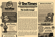 2 Page Newspaper Template, a Flyer Template by Newspaper Templates (Thumbnail 3 of 7)