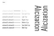 Alicization - Sans Serif, a Sans Serif Font by Teweka (Thumbnail 4 of 11)