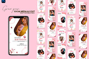 Instagram Stories Templates-Birthday, a Social Media Template by zoomdesigns (Thumbnail 3 of 6)