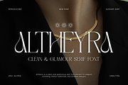 Altheyra - Elegant Serif Font, a Serif Font by Sronstudio (Thumbnail 1 of 9)