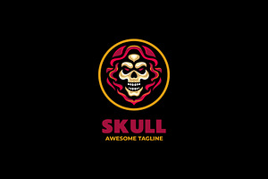 Skull Mascot Logo Design, a Branding & Logo Template by Artnivora.Std