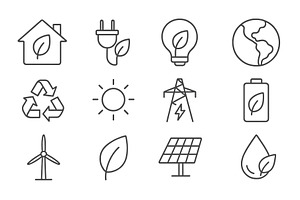 Vector illustration of eco-friendly, a Technology Illustration by ZinetroN