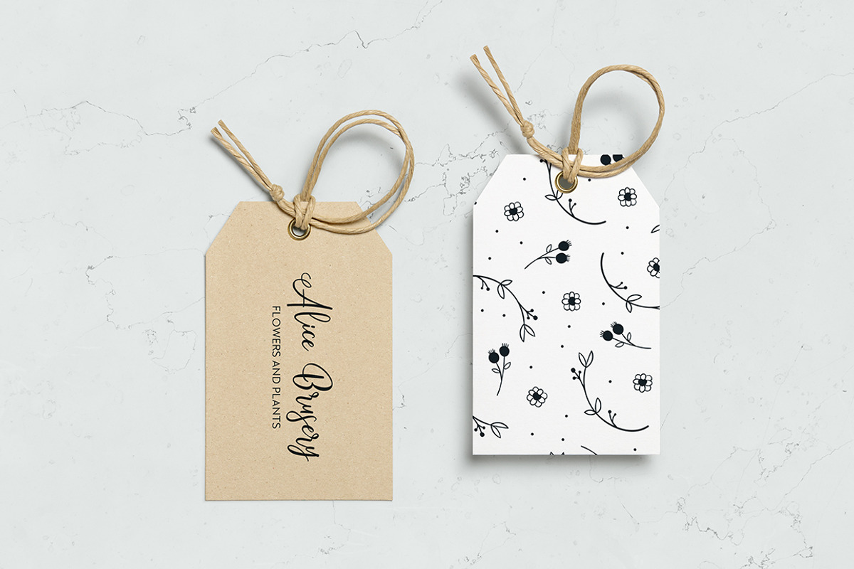BRANDING HAND DRAWN BOHO ELEMENTS. preview 7