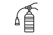 Fire Extinguisher Line Icon, an Outline Icon by Pexelpy (Thumbnail 2 of 2)