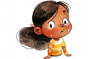 Kids different facial expressions, a Person Illustration by Bubert Art (Thumbnail 4 of 8)