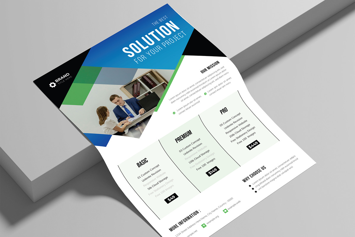 Business Pricing Flyer, a Flyer Template by ContestDesign (Photo 1 of 3)