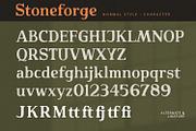 Stoneforge - Serif Font, a Font by Alpaprana (Thumbnail 8 of 11)