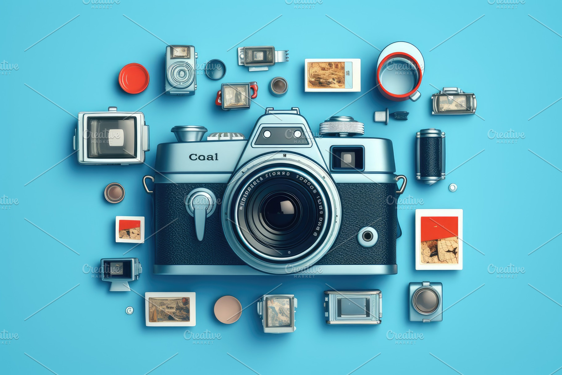 An image featuring a camera placed a, a Photo by Iftikhar Alam