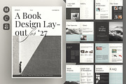 Book Layout Brochure Design Template, a Brochure Template by ArtisanaAura (Thumbnail 1 of 11)