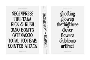 AO Katana - Display Typeface