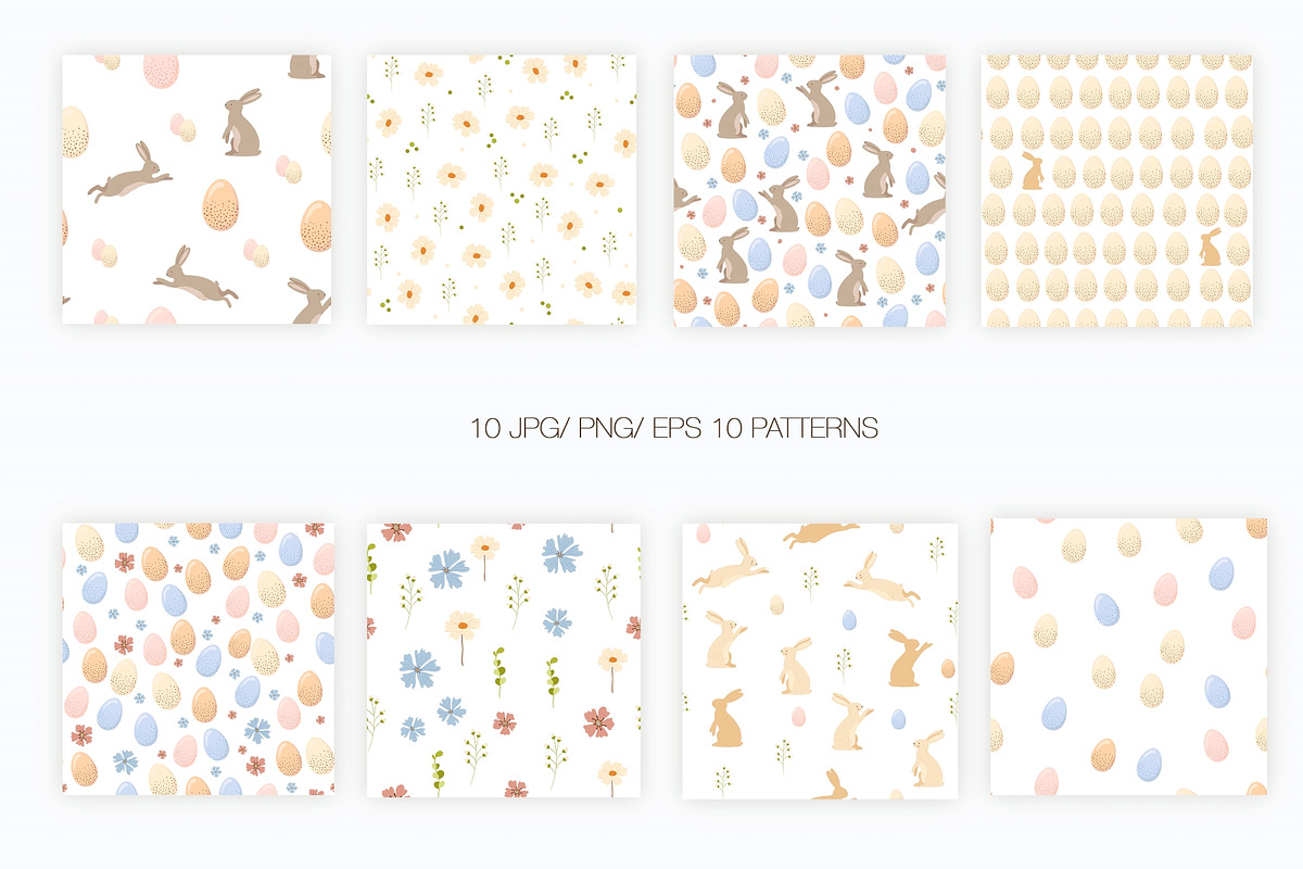 Happy Easter Collection, a Decorative Illustration by Kattypainting (Photo 4 of 6)