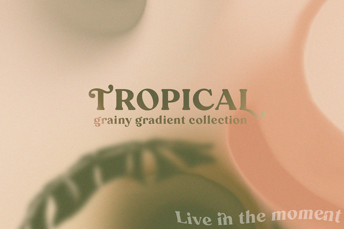 Tropical Grainy Gradient Collection, a Texture Illustration by Cat In Colour (Photo 1 of 9)