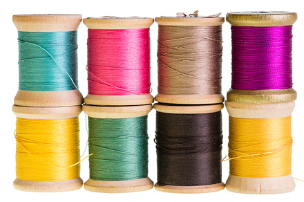 Spools of thread isolated on white featuring thread, sew, and sewing preview 6