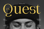 CS Quest – Classic Font, a Serif Font by Craft Supply Co. (Thumbnail 1 of 8)
