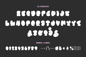 Poppoly Graffiti Bubble Display Font