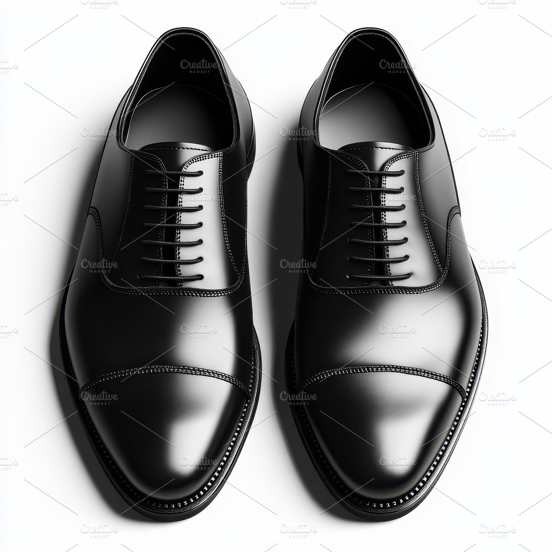 Elegant Black Leather Oxford Shoes M, a Beauty & Fashion Photo by Pixeness Studio