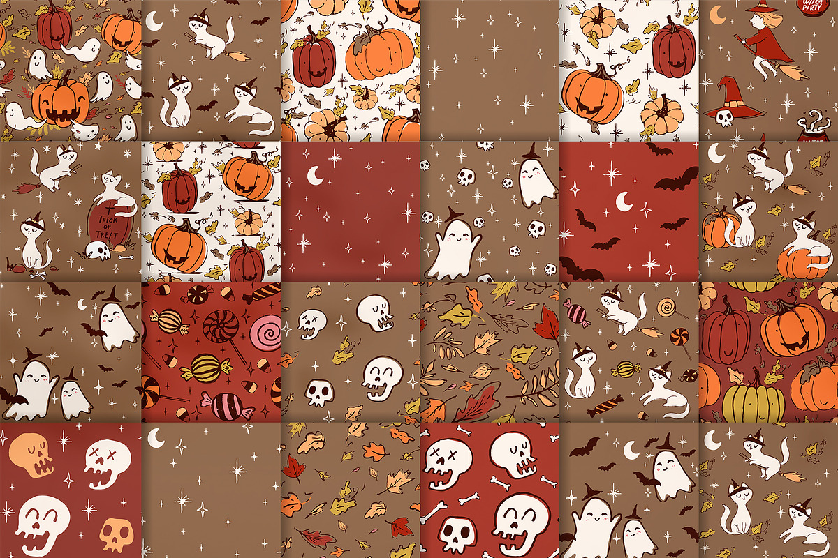 Happy Halloween Print and Patterns, an Object Graphic by MeadowFox (Photo 5 of 8)