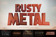 Rusty Metal Text Effects, a Layer Style Add-On by Andrew Skoch Design (Thumbnail 9 of 9)