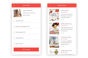 Aahar - Food & Recipe Sketch UI Kit