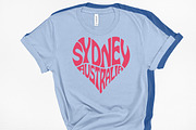 Sydney Australia Word Art Heart, an Object Graphic by DigitalDesignsLaura (Thumbnail 1 of 3)