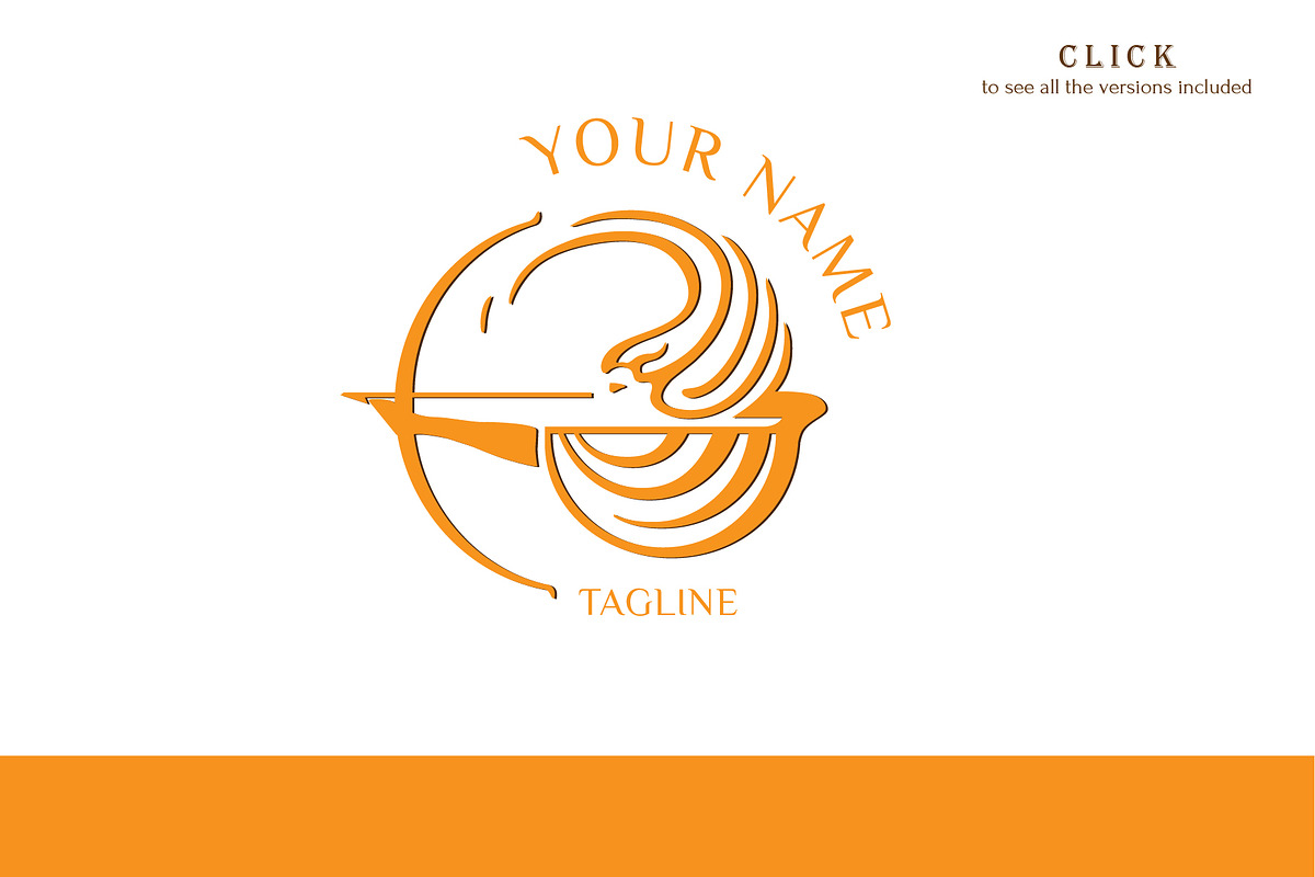 Female greek Archer logotype, a Branding & Logo Template by Alexandra De Angelis (Photo 5 of 8)