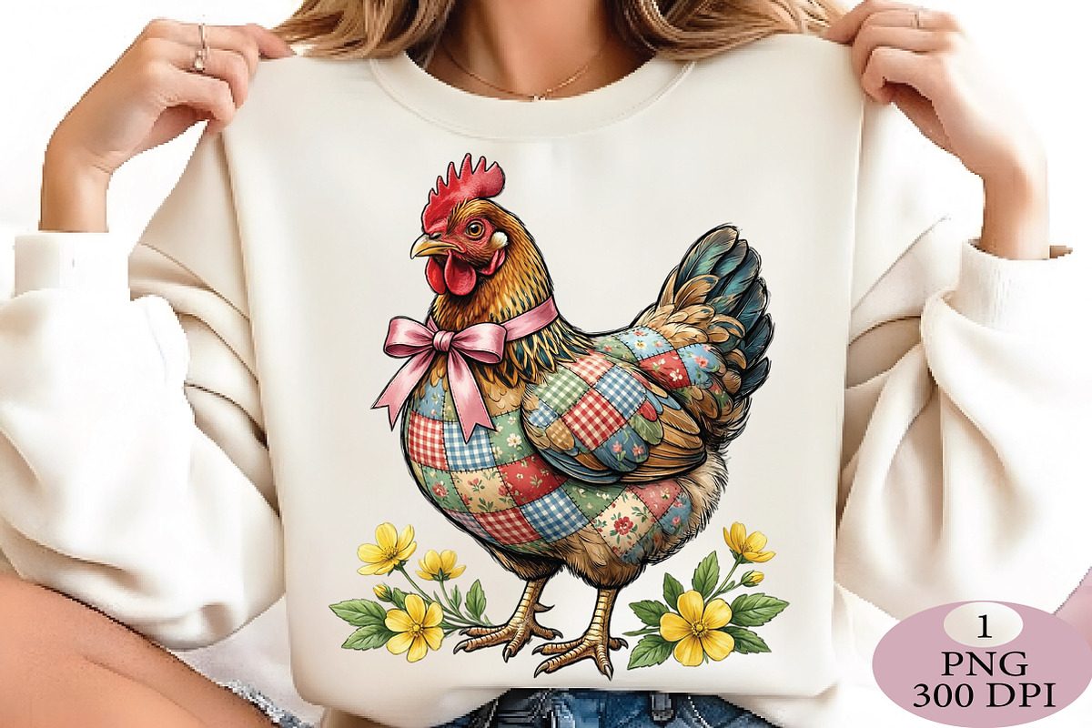 Chicken Sublimation Png, an Illustration by Daily.Designs (Photo 3 of 5)
